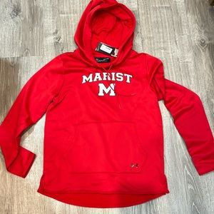 NWT Mens Under Armour Marist dri fit hoodie S